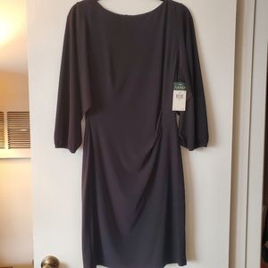 NWT Lauren by Ralph Lauren Black Classy Cocktail Dress